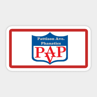 Pattison Ave Phanatics Shield Sticker